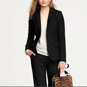 J. Crew Black Wool Blazer